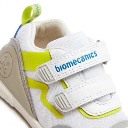 Biomecanics Leather children's anatomical sneakers Boy White