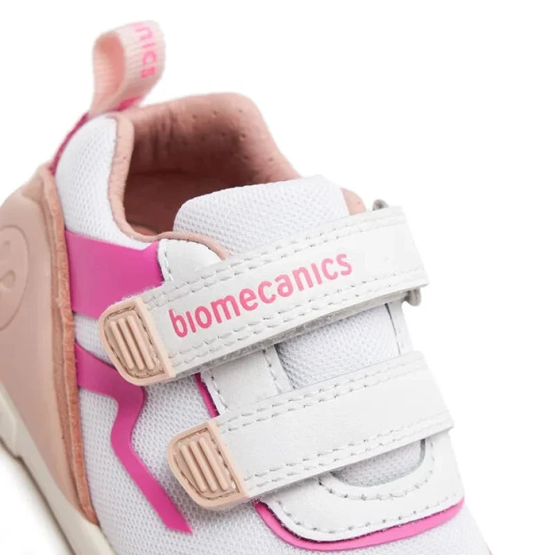 Biomecanics Leather children's anatomical sneakers Girl White