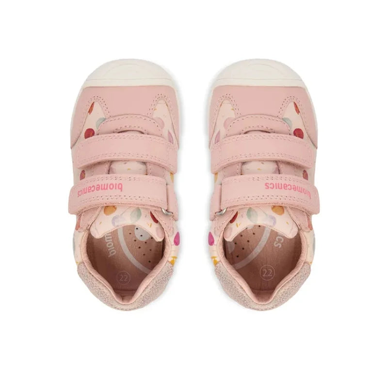 Biomecanics Biomecanics 262102-A779 Cotton Βρεφικά Παπούτσια με Σχέδιο Κεράσια ροζ Sneaker Κορίτσι / Sneaker Girl athletika-biomecanics-262102-roz-0000305934239_1