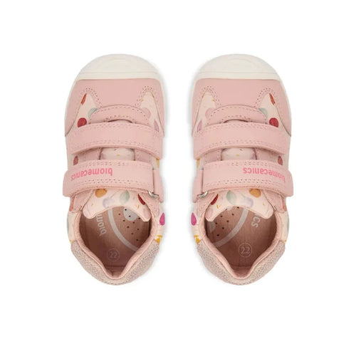 Biomecanics Biomecanics 262102-A779 Cotton Βρεφικά Παπούτσια με Σχέδιο Κεράσια ροζ Sneaker Κορίτσι / Sneaker Girl athletika-biomecanics-262102-roz-0000305934239_1