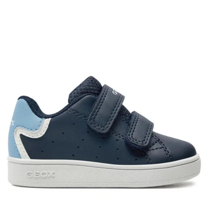 Geox Παιδικά Sneakers με Σκρατς Navy Μπλε