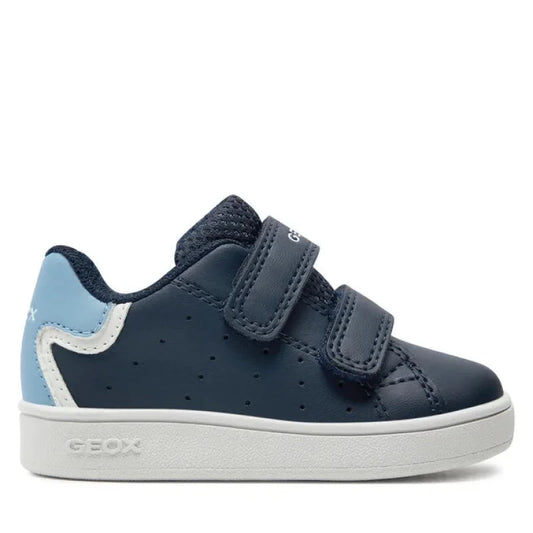 Geox Παιδικά Sneakers με Σκρατς Navy Μπλε