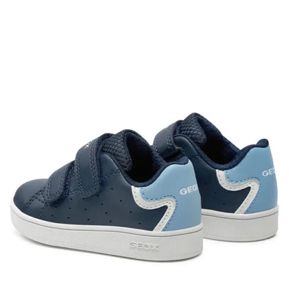 Geox Παιδικά Sneakers με Σκρατς Navy Μπλε