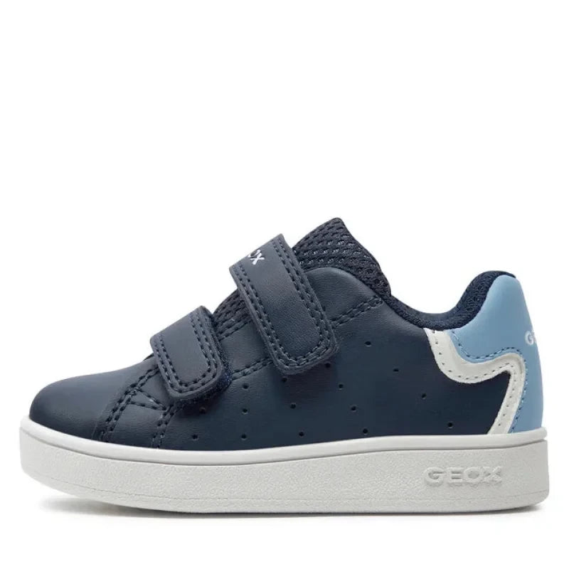 Geox Παιδικά Sneakers με Σκρατς Navy Μπλε