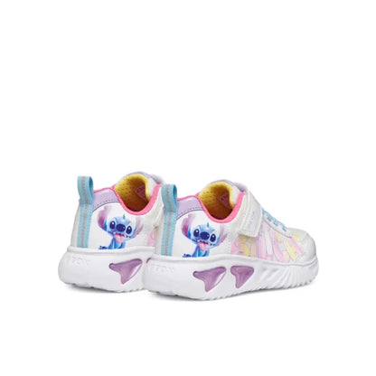 Geox Geox J65E9B 0AN02 C0653 Παιδικά Sneakers Assister Disney Stitch - White/Multi Παπούτσι Κορίτσι Φωτάκια / Shoes with Lights Girl athletika-geox-j-assister-girl-j65e9b-0an02-c0653-m-leuko-0000305706072_2