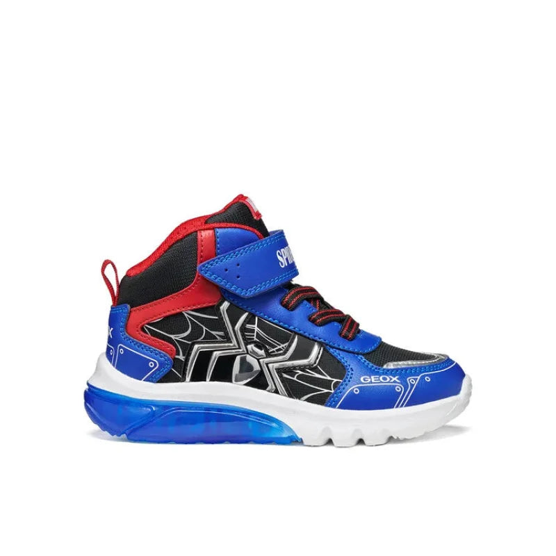 Geox Geox J Ciberdron Boy J66LBJ 01454 C0245 M Αθλητικά Παπούτσια Spider-Man Παπούτσι Αγόρι Φωτάκια / Shoes with Lights Boy athletika-geox-j-ciberdron-boy-j66lbj-01454-c0245-m-egkhromo-0000306096479