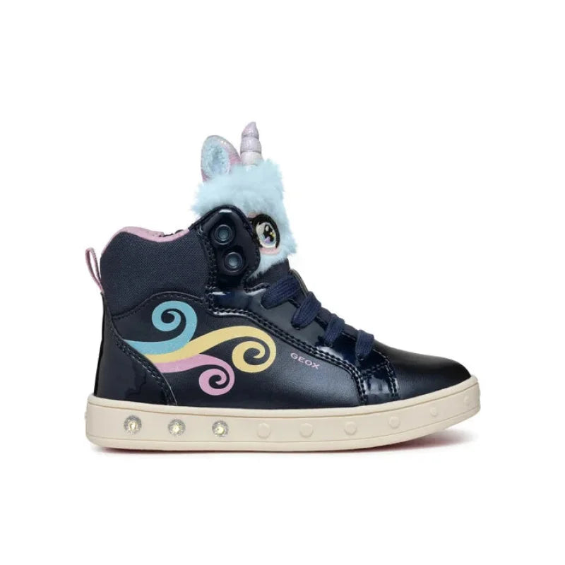 Geox Geox Μποτάκι Unicorn Φωτάκια J Skylin Girl J468WA 0NFBH C4243 D Σκούρο Μπλε Παπούτσι Κορίτσι Φωτάκια / Shoes with Lights Girl athletika-geox-j-skylin-girl-j468wa-0nfbh-c4243-d-skouro-mple-0000304069994_6