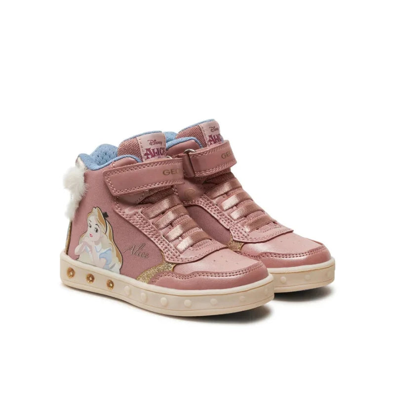 Geox Geox Αθλητικά J Skylin Girl με φωτάκια J468WG 011KN C8W2U M Ροζ Παπούτσι Κορίτσι Φωτάκια / Shoes with Lights Girl athletika-geox-j-skylin-girl-j468wg-011kn-c8w2u-m-roz-0000304070075_1