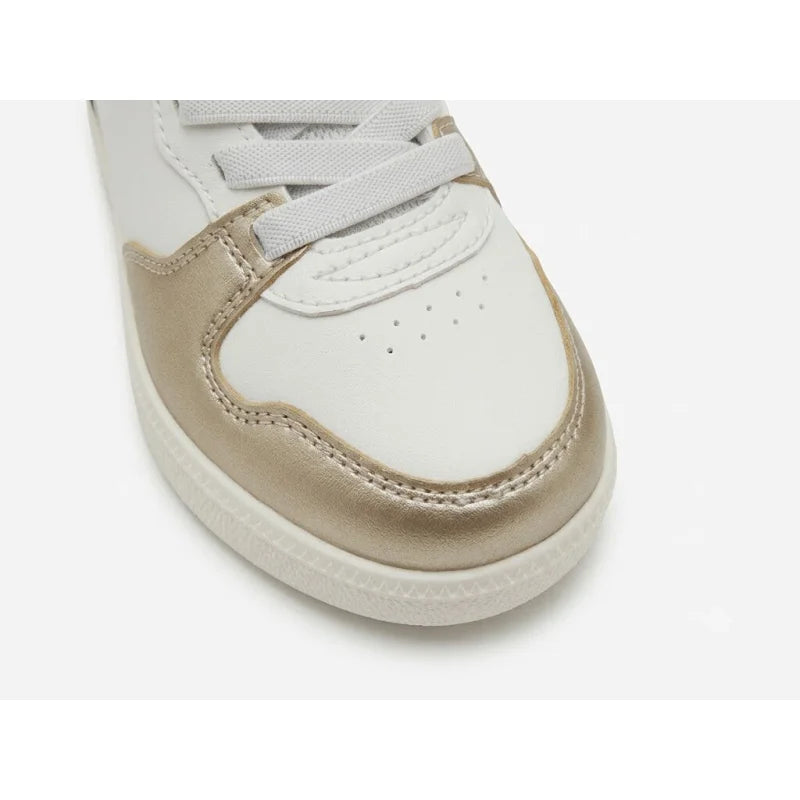 Geox Geox J66DKC 0003W C1327 Παιδικά Μποτάκια Sneaker New Emberlix για Κορίτσια λευκό με χρυσό Sneaker Κορίτσι / Sneaker Girl b0d042cc-e824-4da3-8dff-d1f948e20253