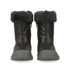 Biomecanics Biomecanics Ανατομική Δερμάτινη Παιδική Μπότα με Φερμουάρ Γκρί Μποτάκι Κορίτσι / Boots Girl biomecanics-boots-front-view