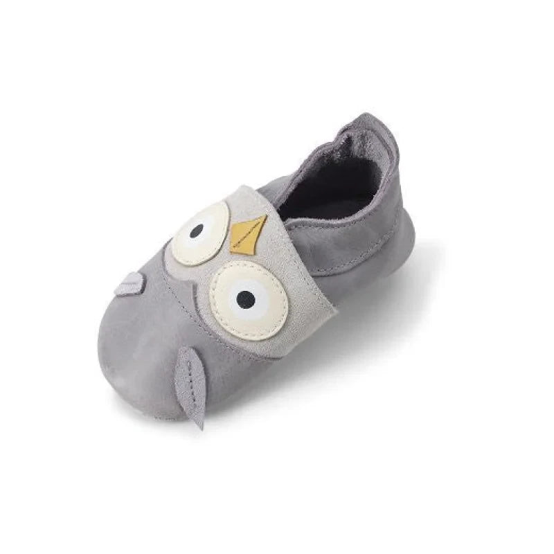 Bobux Leather Anatomic Baby Hugs for Boys Gray