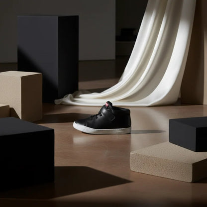 Camper Camper Peu Touring Δερμάτινα Παιδικά Μποτάκια Μαύρα Sneaker Αγόρι / Sneaker Boys camper-peu-touring-vogue-style