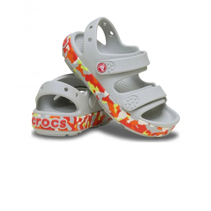 Crocs Crocs 212528-1X8 Βρεφικά Σανδάλια για Αγόρια Atmosphere/Multi Θαλάσσης Αγόρι / Beachwear Boys cr-212528_1x8_alt110