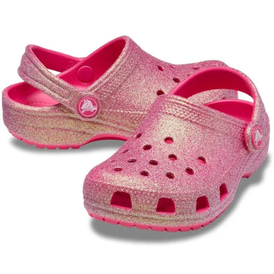 Crocs Crocs Παιδικά Παπουτσάκια Θαλάσσης με Γκλίτερ Ροζ Θαλάσσης Κορίτσι / Beachwear Girl crcos-toddler-classic-clog-iridescent-glitter-dargon-fruit-pink-1_660x_81b6cc17-ec46-4855-92bc-c24b649c81bf
