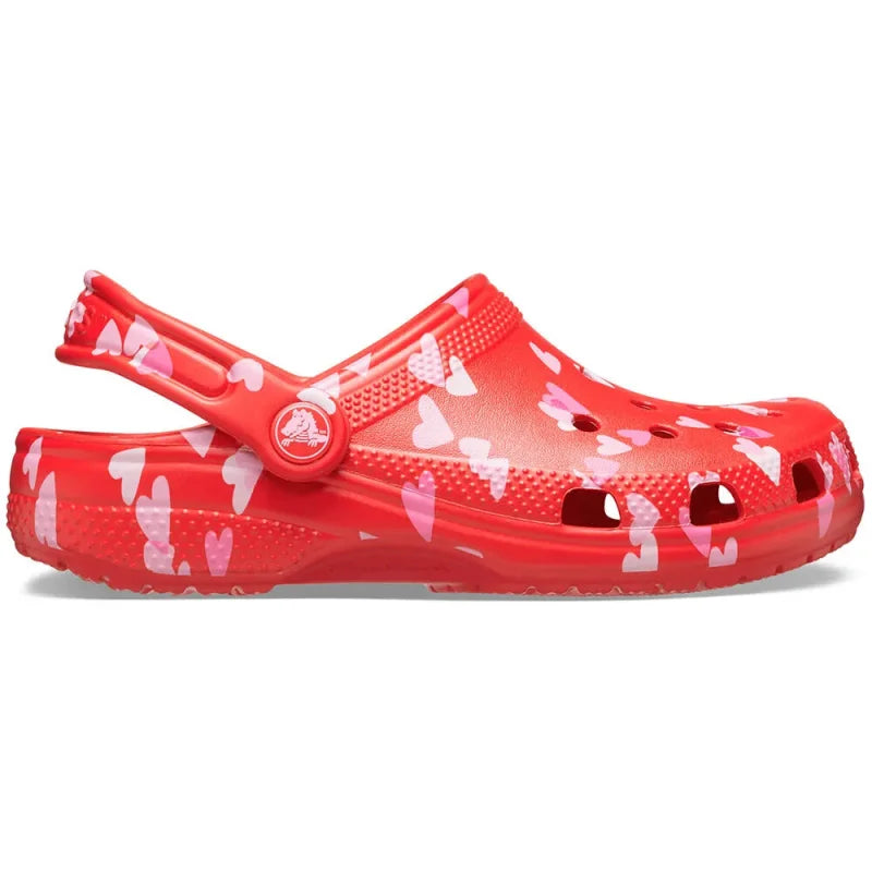 Crocs Crocs Classic Vday Παιδικά Παπούτσια Cherry Red Θαλάσσης Κορίτσι / Beachwear Girl crocs-classic-vday-t-_-_2
