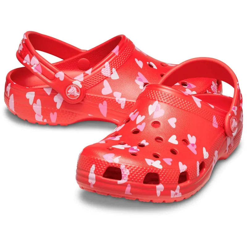 Crocs Crocs Classic Vday Παιδικά Παπούτσια Cherry Red Θαλάσσης Κορίτσι / Beachwear Girl crocs-classic-vday-t-_-_5