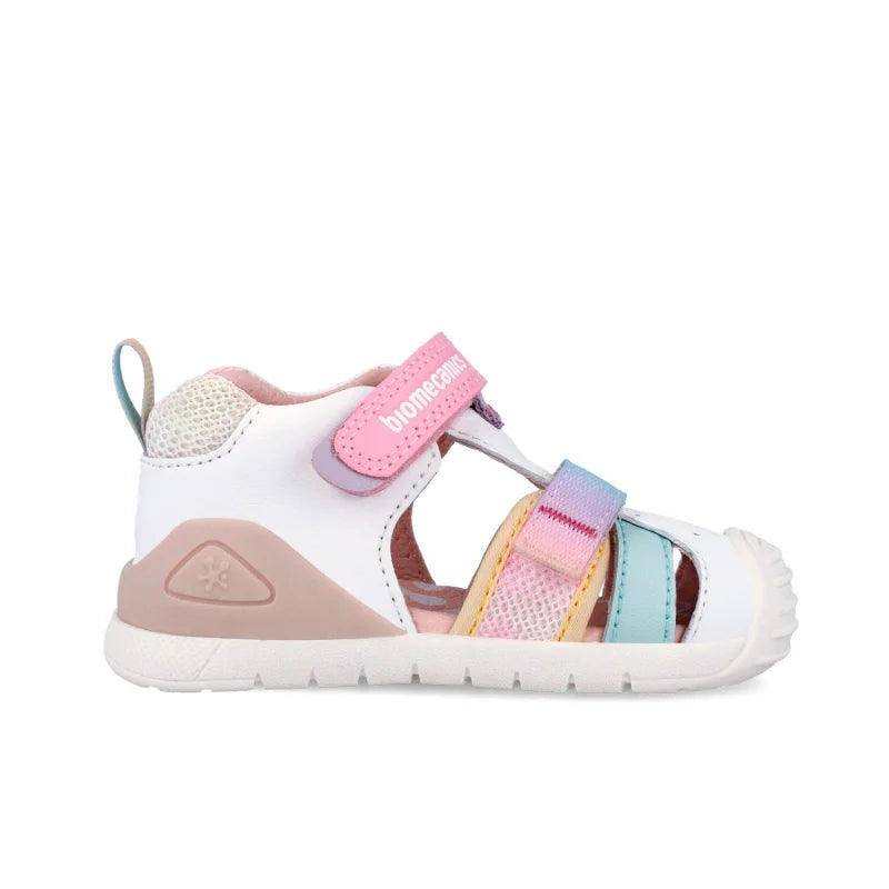 Biomecanics Biomecanics 262111-C Βρεφικά Πέδιλα Biogateo - Λευκά Rainbow Πέδιλο Κορίτσι / Sandals Girl download_0035b493-5fc1-43ce-ba6a-37ba955a5ef0