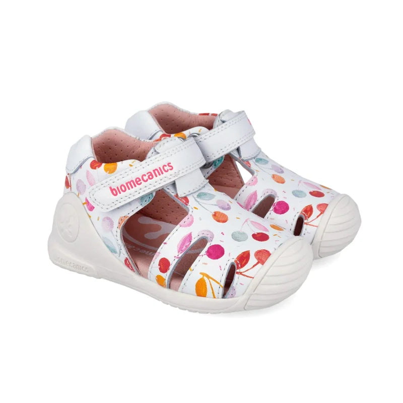 Biomecanics Biomecanics 262104-B050 Βρεφικά Πέδιλα Biogateo - Λευκά Floral Δερμάτινα Πέδιλο Κορίτσι / Sandals Girl download_1_30e0e084-52e7-41da-9006-0bfdb0ed3eae