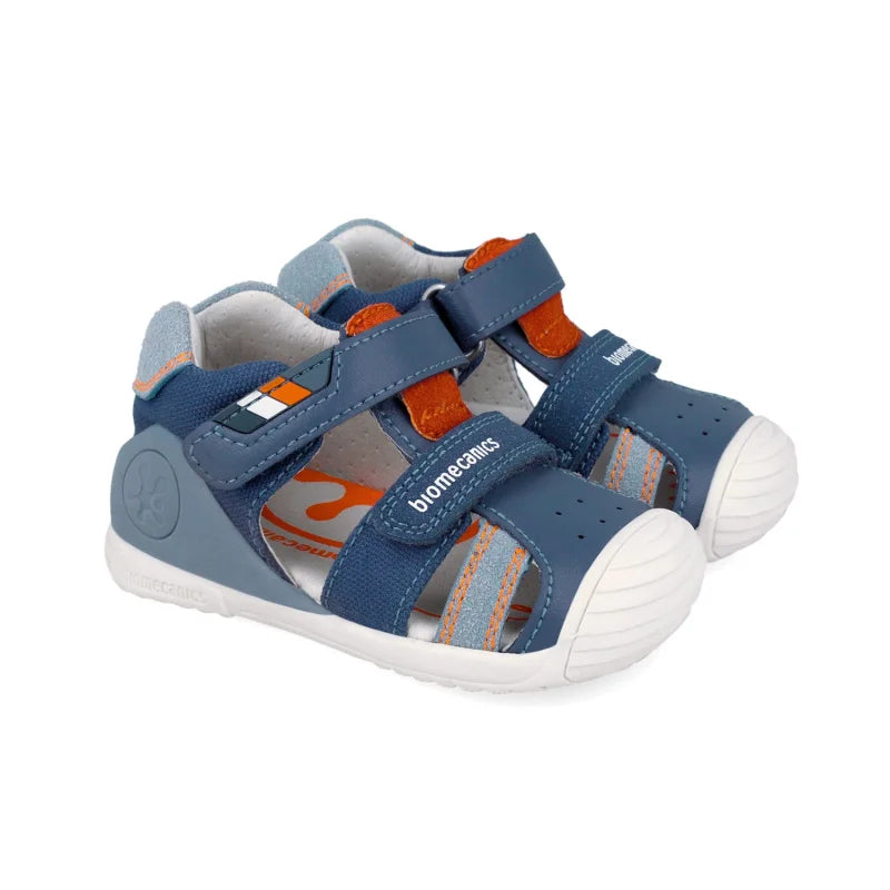 Biomecanics Biomecanics 262123-A Βρεφικά Δερμάτινα Πέδιλα Biogateo - Μπλε Navy Πέδιλο Αγόρι / Sandals Boy download_1_4474aa41-40a6-421c-b536-29fba6ad4930
