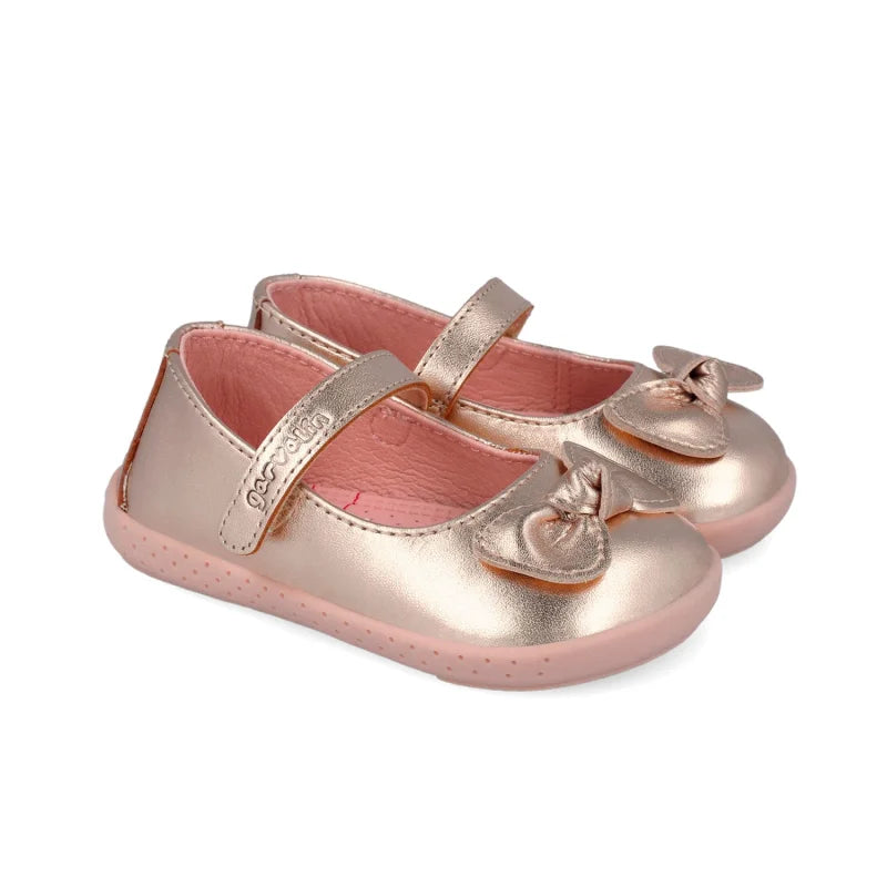 Garvalin Garvalin 262319-C Παιδικά Παπούτσια Mary Jane - Rose Gold Δέρμα με Φιόγκο Μπαρέτα/ Ballerina / Flat Shoes Girl download_1_87b5c41d-56bb-4816-9888-2d683d321dc8
