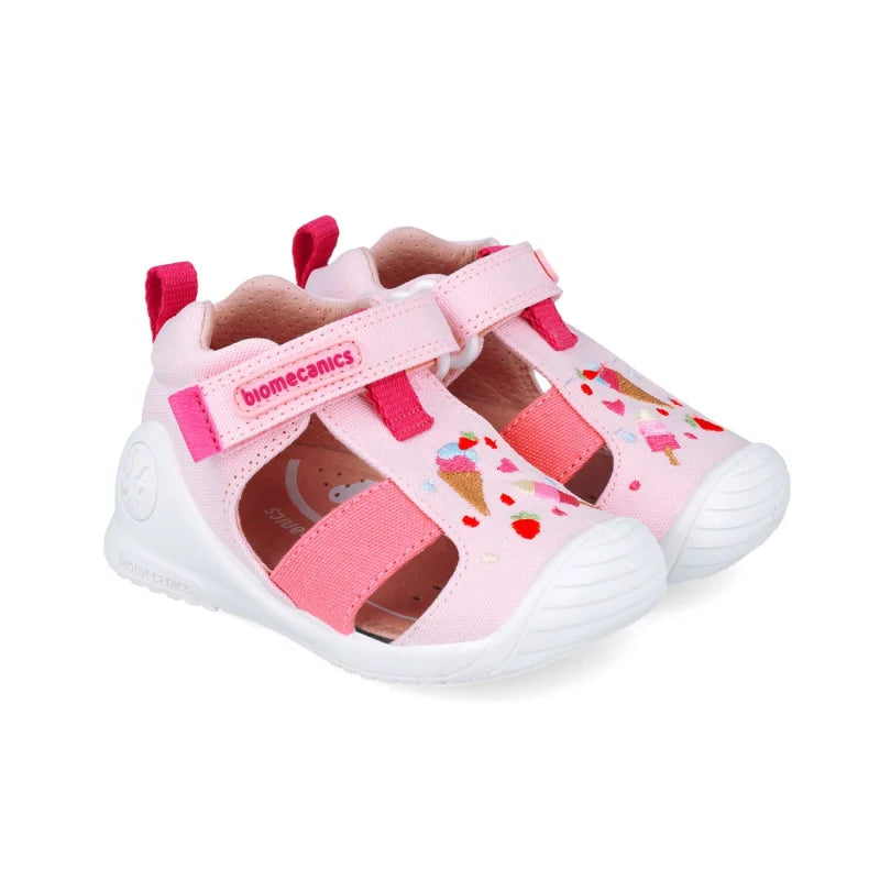 Biomecanics Biomecanics Ανατομικά Παιδικά Υφασμάτινα Παπουτσοπέδιλα για Κορίτσια Ροζ Πέδιλο Κορίτσι / Sandals Girl download_1_8dec2058-5e9b-4806-a147-5c2706a0360a