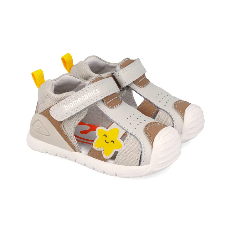 Biomecanics Biomecanics 262127-B Βρεφικά Πέδιλα Biogateo - Γκρι/Μπεζ με Αστεράκι Πέδιλο Αγόρι / Sandals Boy download_1_a3f20c2f-d181-415d-a624-347a615adfc1