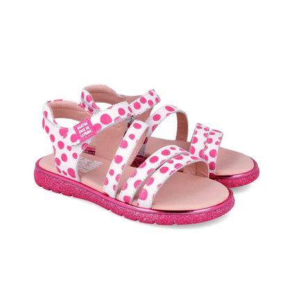 Αgatha Ruiz De La Prada Agatha Ruiz de la Prada 262962-A Παιδικά Πέδιλα - Λευκό με Ροζ Πουά & Glitter Πέδιλο Κορίτσι / Sandals Girl download_1_b0a3db9c-f50a-45d0-bac0-6925c0d6e87b