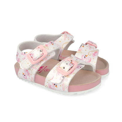 Garvalin Garvalin 262461-B Παιδικά Πέδιλα Bio-Sandals - Λευκό με Princess Μοτίβο Πέδιλο Κορίτσι / Sandals Girl download_1_cbc64115-30e5-4e44-a4d3-6253bf80a4e4