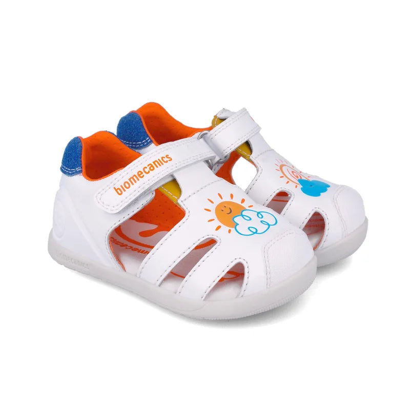 Biomecanics Biomecanics Παιδικά Ανατομικά Παπουτσοπέδιλα για Αγόρια Λευκά Πέδιλο Αγόρι / Sandals Boy download_1_d5f0241f-a462-44c5-bc87-b7d6066367c0