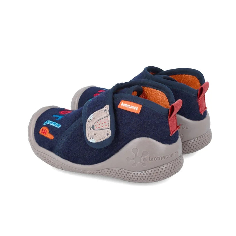 Biomecanics Biomecanics Ανατομικές Παιδικές Παντόφλες Μποτάκια Μπλε Παντοφλάκια Αγόρι /Slippers Boy download_2