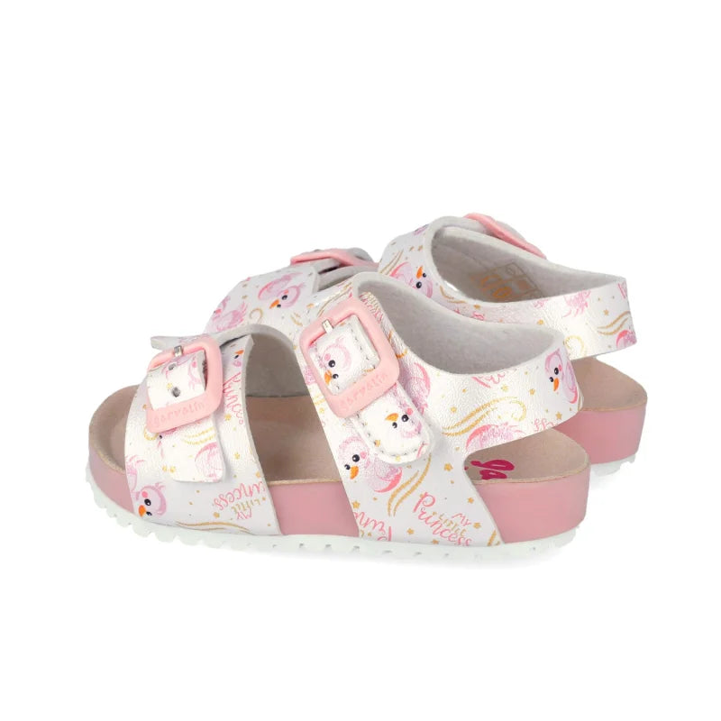 Garvalin Garvalin 262461-B Παιδικά Πέδιλα Bio-Sandals - Λευκό με Princess Μοτίβο Πέδιλο Κορίτσι / Sandals Girl download_2_3525787b-aea5-4c20-9fe8-7b26f2107295