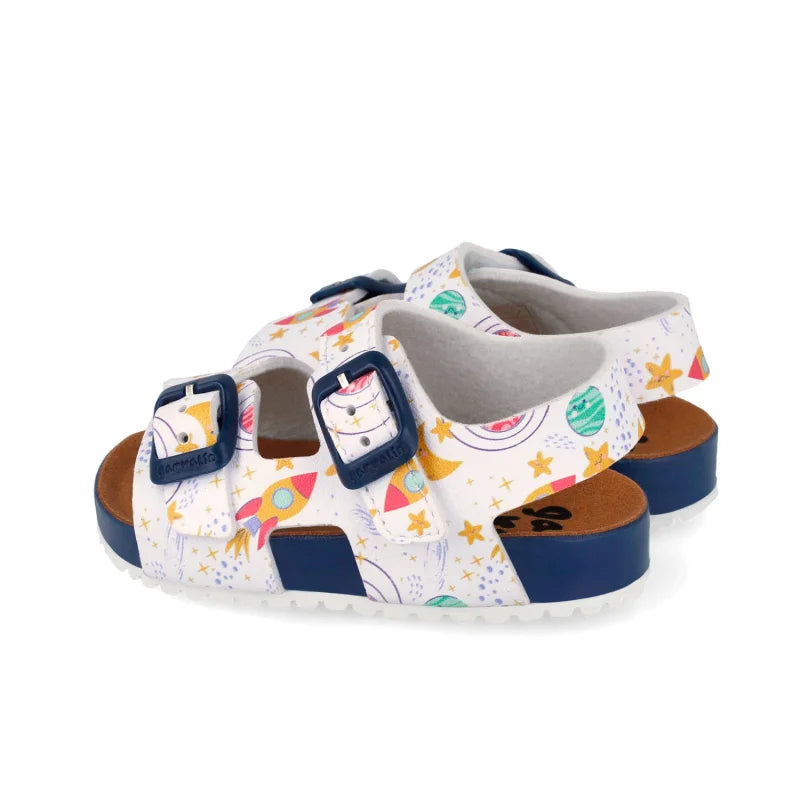 Garvalin Garvalin 262463-B Παιδικά Πέδιλα Bio-Sandals - Λευκό με Space Μοτίβο Πέδιλο Αγόρι / Sandals Boy download_2_b0d43cb4-c982-43e0-b036-3e4a24fdefb9