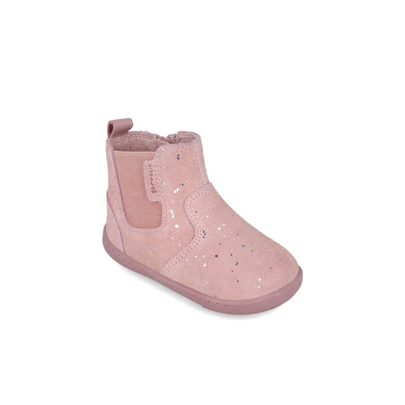 Garvalin Bottines Anatomiques en Cuir pour Enfant Fille avec Fermeture Poline