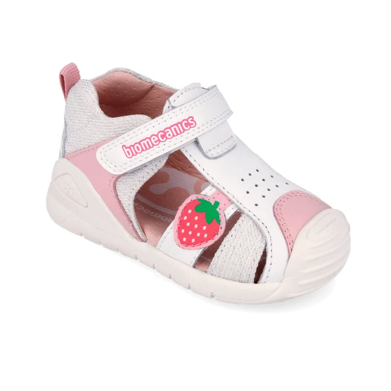 Biomecanics Biomecanics 262110-B Βρεφικά Πέδιλα Biogateo - Λευκά/Ροζ με Φράουλα Πέδιλο Κορίτσι / Sandals Girl download_3_83d35d00-a532-469e-be8f-a525c66f51a1