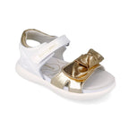 Biomecanics Biomecanics 262208-A Παιδικά Πέδιλα Bioevolution - Λευκά με Χρυσό Φιόγκο Πέδιλο Κορίτσι / Sandals Girl download_3_ac249aa8-31f4-4b37-aa29-8eb33b0a85fa