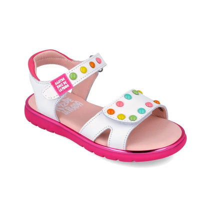 Αgatha Ruiz De La Prada Agatha Ruiz de la Prada 262963-B Παιδικά Πέδιλα - Λευκό με Πολύχρωμα Buttons Πέδιλο Κορίτσι / Sandals Girl download_3_cc436c18-9a51-4f7f-b33c-8096d5d83714