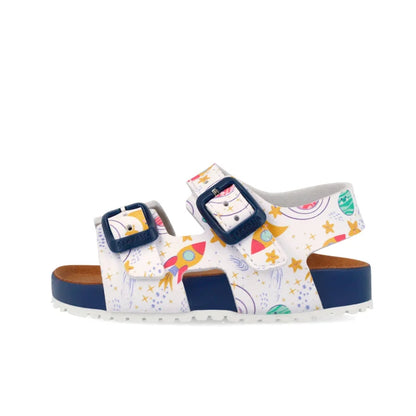 Garvalin Garvalin 262463-B Παιδικά Πέδιλα Bio-Sandals - Λευκό με Space Μοτίβο Πέδιλο Αγόρι / Sandals Boy download_4_2d7edf94-c58c-40bd-8f7c-cbacde0a749a