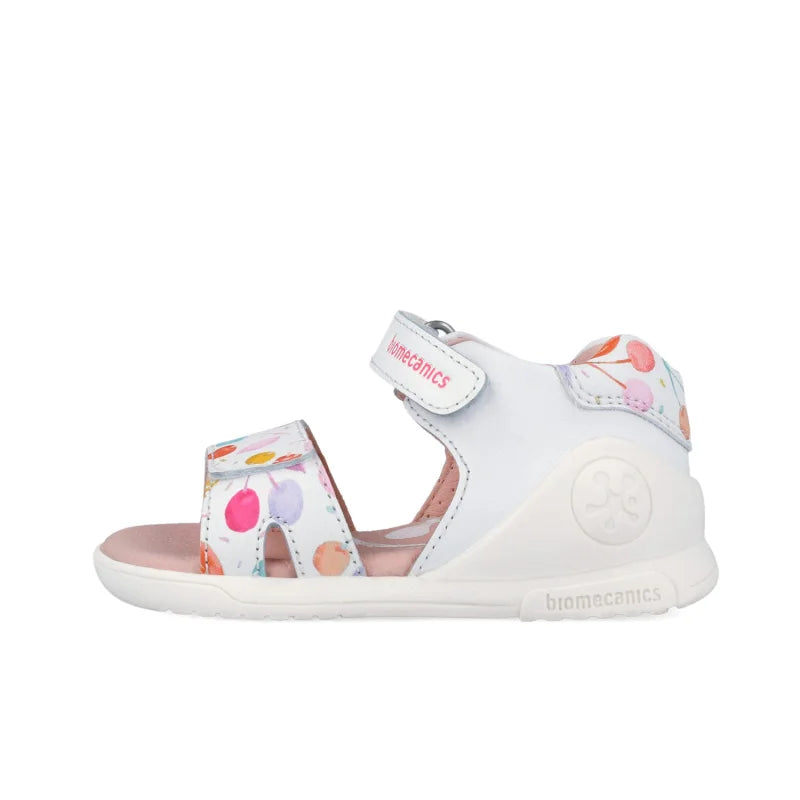 Biomecanics Biomecanics 262141-A Βρεφικά Πέδιλα Biogateo - Λευκά με Πολύχρωμα Λουλούδια Πέδιλο Κορίτσι / Sandals Girl download_4_38bbc184-a096-4f75-adcd-9fa1d3ebc101