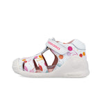 Biomecanics Biomecanics 262104-B050 Βρεφικά Πέδιλα Biogateo - Λευκά Floral Δερμάτινα Πέδιλο Κορίτσι / Sandals Girl download_4_61262557-7b99-464f-8771-66493e46d306