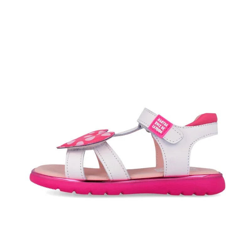 Αgatha Ruiz De La Prada Agatha Ruiz de la Prada 262961-B Παιδικά Πέδιλα - Λευκό με Φούξια Καρδιά Πέδιλο Κορίτσι / Sandals Girl download_4_a1331ee9-2b36-4359-9ffb-3f2ad2790355