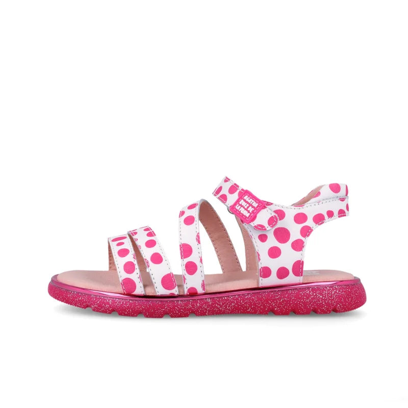 Αgatha Ruiz De La Prada Agatha Ruiz de la Prada 262962-A Παιδικά Πέδιλα - Λευκό με Ροζ Πουά & Glitter Πέδιλο Κορίτσι / Sandals Girl download_4_d409a00a-2430-4d0d-9926-74492ba5ab47