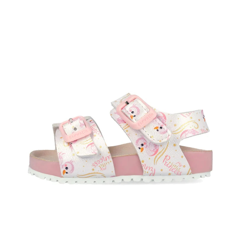 Garvalin Garvalin 262461-B Παιδικά Πέδιλα Bio-Sandals - Λευκό με Princess Μοτίβο Πέδιλο Κορίτσι / Sandals Girl download_4_f41f2a8b-b7a7-4f3c-ab3d-83c8b937af75