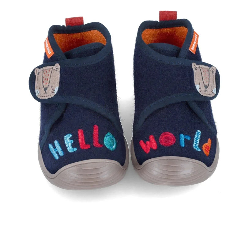 Biomecanics Biomecanics Ανατομικές Παιδικές Παντόφλες Μποτάκια Μπλε Παντοφλάκια Αγόρι /Slippers Boy download_5