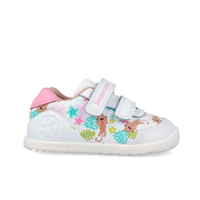 Biomecanics Biomecanics 262156-A Βρεφικά Αθλητικά Biogateo - Λευκά Tropical με Λεοπάρδαλη Sneaker Κορίτσι / Sneaker Girl download_5631c290-b386-4309-bf76-215014a55767