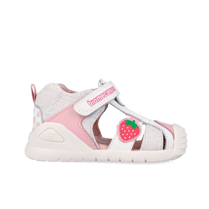 Biomecanics Biomecanics 262110-B Βρεφικά Πέδιλα Biogateo - Λευκά/Ροζ με Φράουλα Πέδιλο Κορίτσι / Sandals Girl download_9ea01204-5dc6-41d6-99be-5508f5e2c0b0