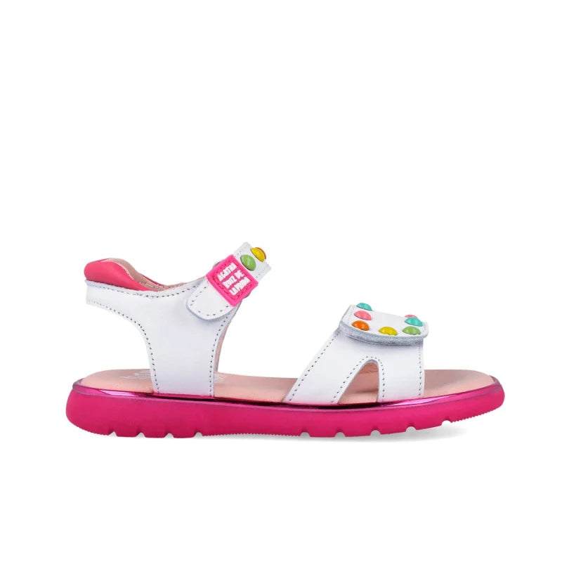 Αgatha Ruiz De La Prada Agatha Ruiz de la Prada 262963-B Παιδικά Πέδιλα - Λευκό με Πολύχρωμα Buttons Πέδιλο Κορίτσι / Sandals Girl download_d36ddd32-d203-4889-945d-b1a34d741ead