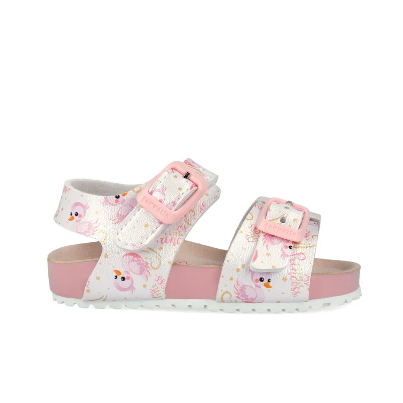 Garvalin Garvalin 262461-B Παιδικά Πέδιλα Bio-Sandals - Λευκό με Princess Μοτίβο Πέδιλο Κορίτσι / Sandals Girl download_da944e97-8515-4c69-b4e1-0b10a9f29399