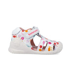 Biomecanics Biomecanics 262104-B050 Βρεφικά Πέδιλα Biogateo - Λευκά Floral Δερμάτινα Πέδιλο Κορίτσι / Sandals Girl download_e6f112c0-bca6-4c4d-98e1-7dfb79ed72b6