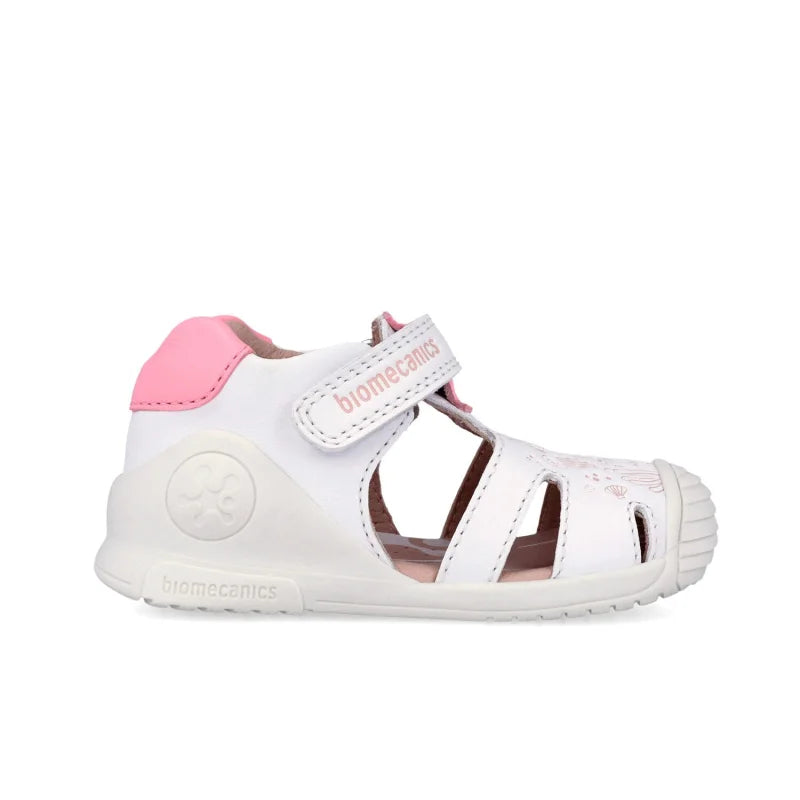 Biomecanics Biomecanics 262105-C050 Βρεφικά Πέδιλα Biogateo - Λευκά με Θαλασσινά Σχέδια Πέδιλο Κορίτσι / Sandals Girl download_fdf4f957-d253-4817-bdf9-ed98f06fd4c9