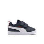 Puma Puma Παιδικό Sneaker Courtflex με Σκρατς Navy Μπλε Αθλητικά Αγόρι /Sportshoes Boys fixedratio_20220520161643_puma_paidiko_sneaker_courtflex_me_skrats_gia_agori_navy_mple_371544_01